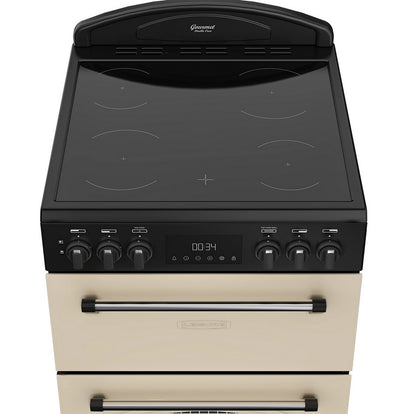 Leisure CLB60ECC 60cm Double Oven Electric Range Cooker - Cream
