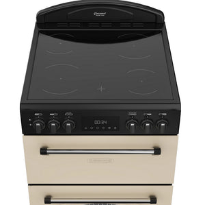 Leisure CLB60ECC 60cm Double Oven Electric Range Cooker - Cream
