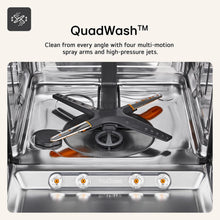 Load image into Gallery viewer, LG TrueSteam™ QuadWash™ DF587HMS WiFi Connected Full Size Dishwasher - Matte Black - 14 Place Settings
