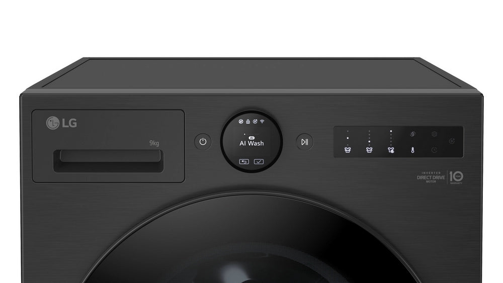 LG F4X7009TBB 9kg 1400 Spin Washing Machine - Black