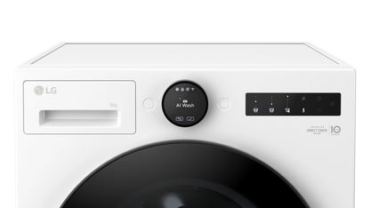 LG F4X7009TWB 9kg 1400 Spin Washing Machine - White