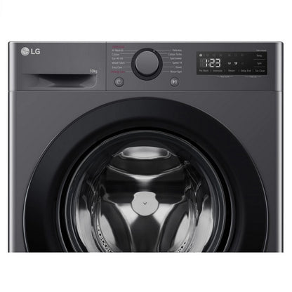 LG F4Y510GBLN1 10kg 1400 Spin Washing Machine - Slate Grey