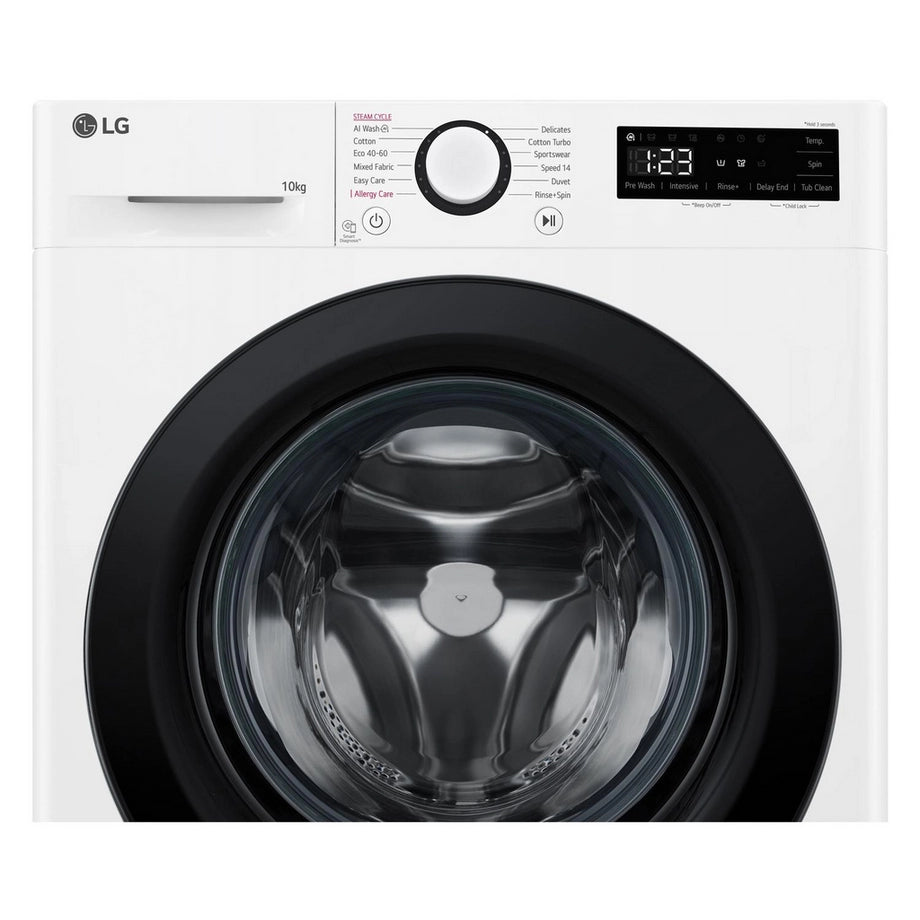 LG F4Y510WBLN1 10KG 1400 Spin Washing Machine - White