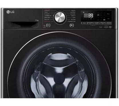 LG Series 4 Pro AI Direct Drive F4Y711NCTN1 - 11 kg Washing Machine - Onyx Black