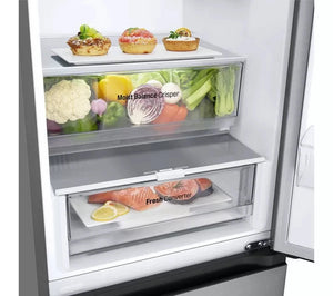 LG GBV3110EPY Fridge Freezer 60cm 60/40 No Frost Fridge Freezer - Prime Silver