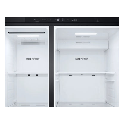 LG GSLC40EPPE 91.3cm 50/50 Total No Frost American Fridge Freezer - Matte Black