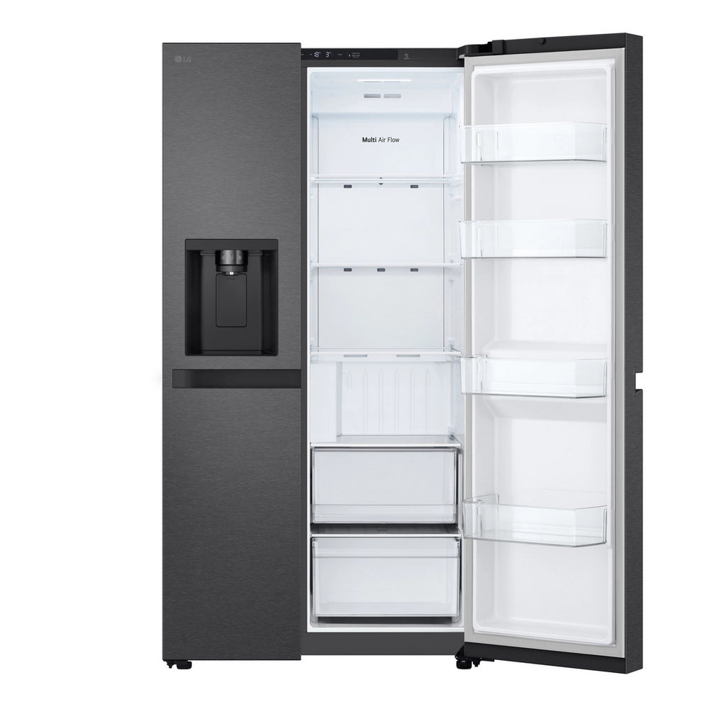 LG GSLC40EPPE 91.3cm 50/50 Total No Frost American Fridge Freezer - Matte Black