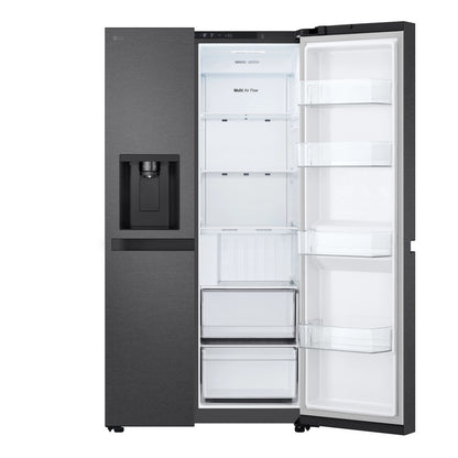 LG GSLC40EPPE 91.3cm 50/50 Total No Frost American Fridge Freezer - Matte Black