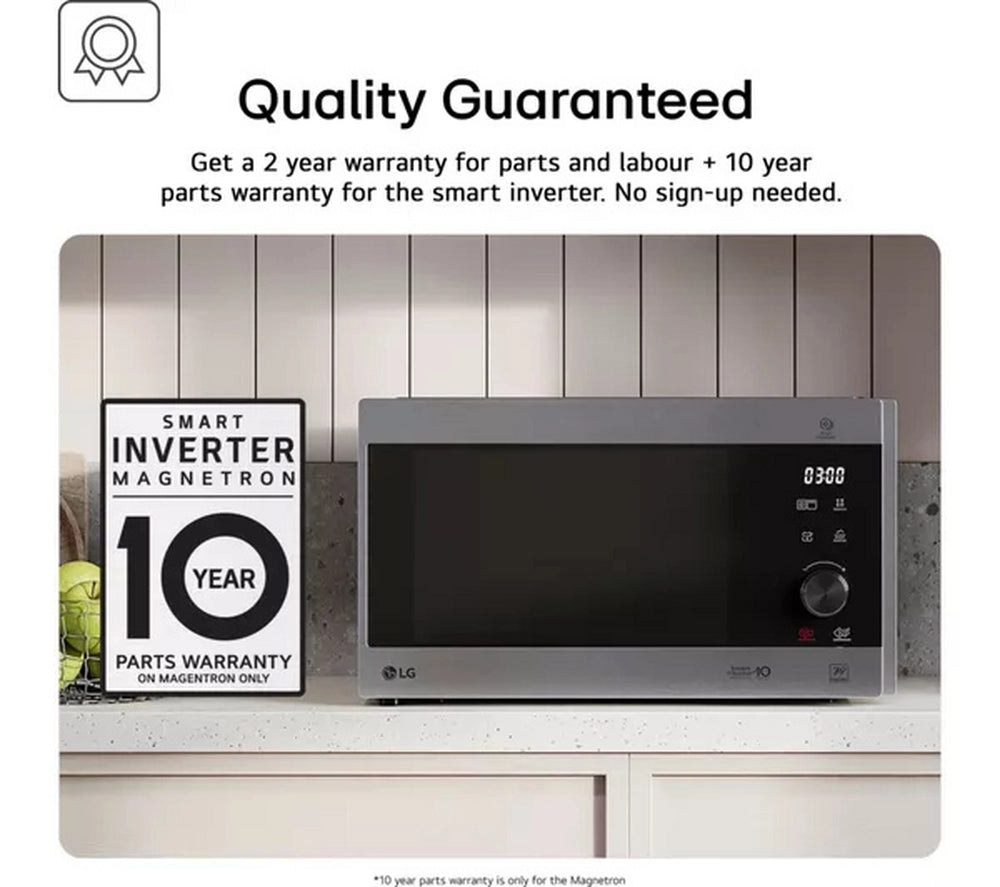LG MH6535GIS Microwave Oven with Grill and Touch Control Panel - Black