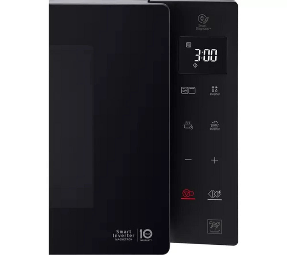 LG MH6535GIS Microwave Oven with Grill and Touch Control Panel - Black