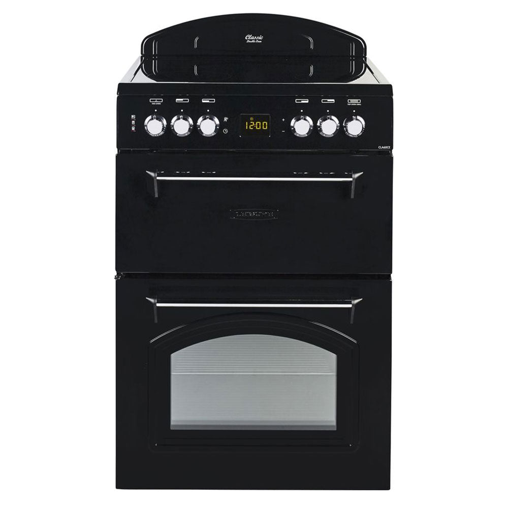 Leisure CLA60CEK Black Classic 60cm Double Oven Cooker