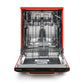 Montpellier MAB1353R Red Retro Look 15 Place Dishwasher