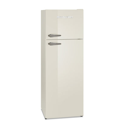 Montpellier MAB346EC Retro Top Mount Fridge Freezer in Cream