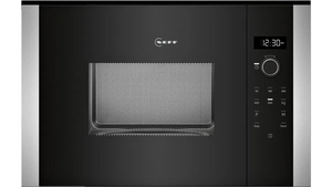 Neff HLAWD23N0B Built In Microwave - Black / Stainless Steel Trim