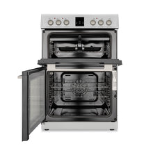 Load image into Gallery viewer, Montpellier MDOC60FW White 60cm Double Oven Cooker
