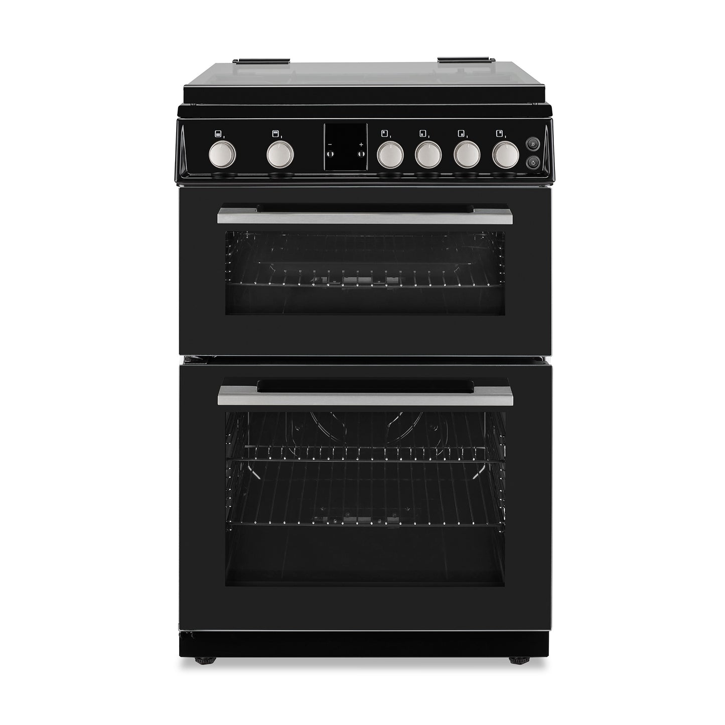 Montpellier MDOG60LK Black Gas Double Oven Lidded 60cm Cooker