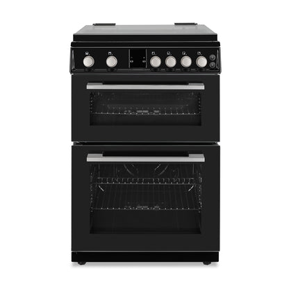 Montpellier MDOG60LK Black Gas Double Oven Lidded 60cm Cooker