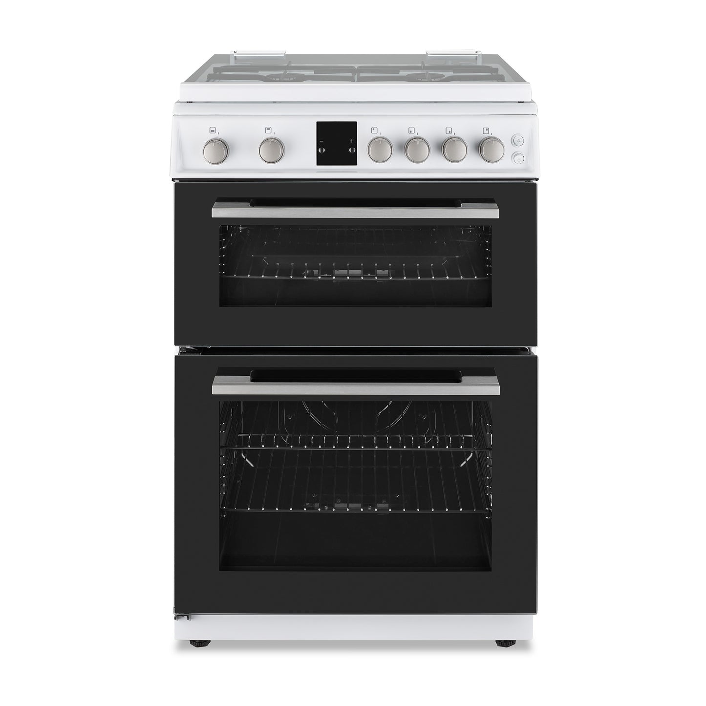 Montpellier MDOG60LW White Gas Double Oven Lidded 60cm Cooker