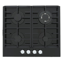 Load image into Gallery viewer, Montpellier MGH61BG 4 zone Gas On Glass Hob - Black
