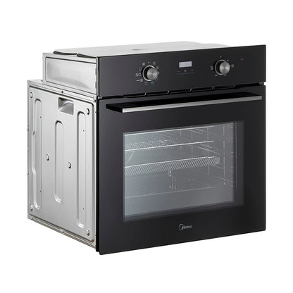 Midea Xpress Fry MBO65M90D2-BK Multifunction Built In Single Oven - Black