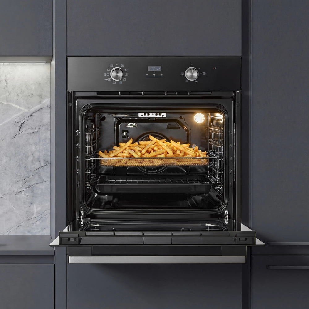 Midea Xpress Fry MBO65M90D2-BK Multifunction Built In Single Oven - Black