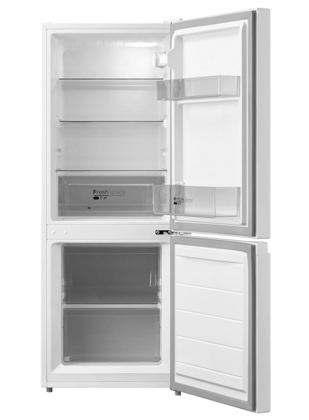 Midea MDRB202FGE01 47cm 60/40 Low Frost Fridge Freezer - White