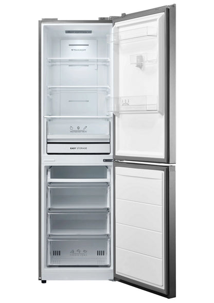 Midea MDRB379FGD02 60/40 Total No Frost Fridge Freezer - Silver