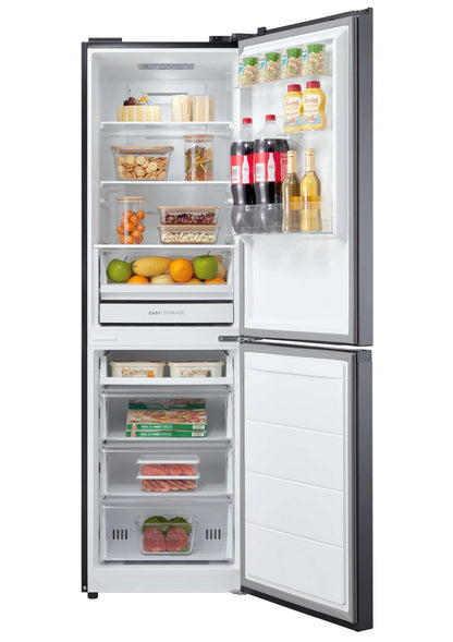 Midea MDRB379FGD02 60/40 Total No Frost Fridge Freezer - Silver