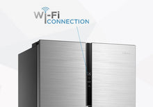Load image into Gallery viewer, Midea MDRS619FIE46 84cm 460L Frost Free Fridge Freezer - Stainless Steel
