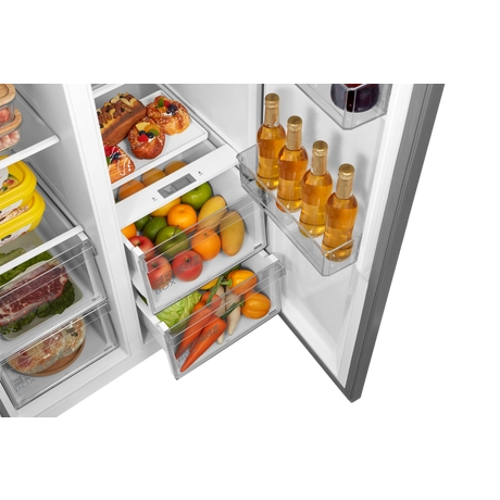 Midea MDRS619FIE46 83.5cm 460L Frost Free Fridge Freezer - Stainless Steel