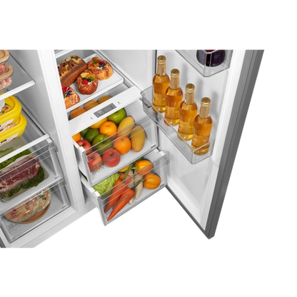 Midea MDRS619FIE46 83.5cm 460L Frost Free Fridge Freezer - Stainless Steel