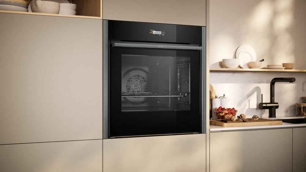 Neff B54CR71G0B 60cm Slide and Hide Built In Electric Single Oven