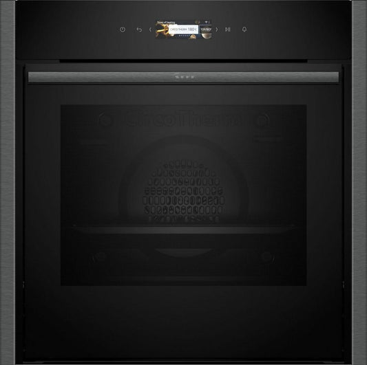 Neff B54CR71G0B 60cm Slide and Hide Built In Electric Single Oven