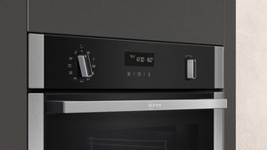 Neff B6ACH7HH0B Pyrolytic Built In Electric Single Oven - Stainless Steel