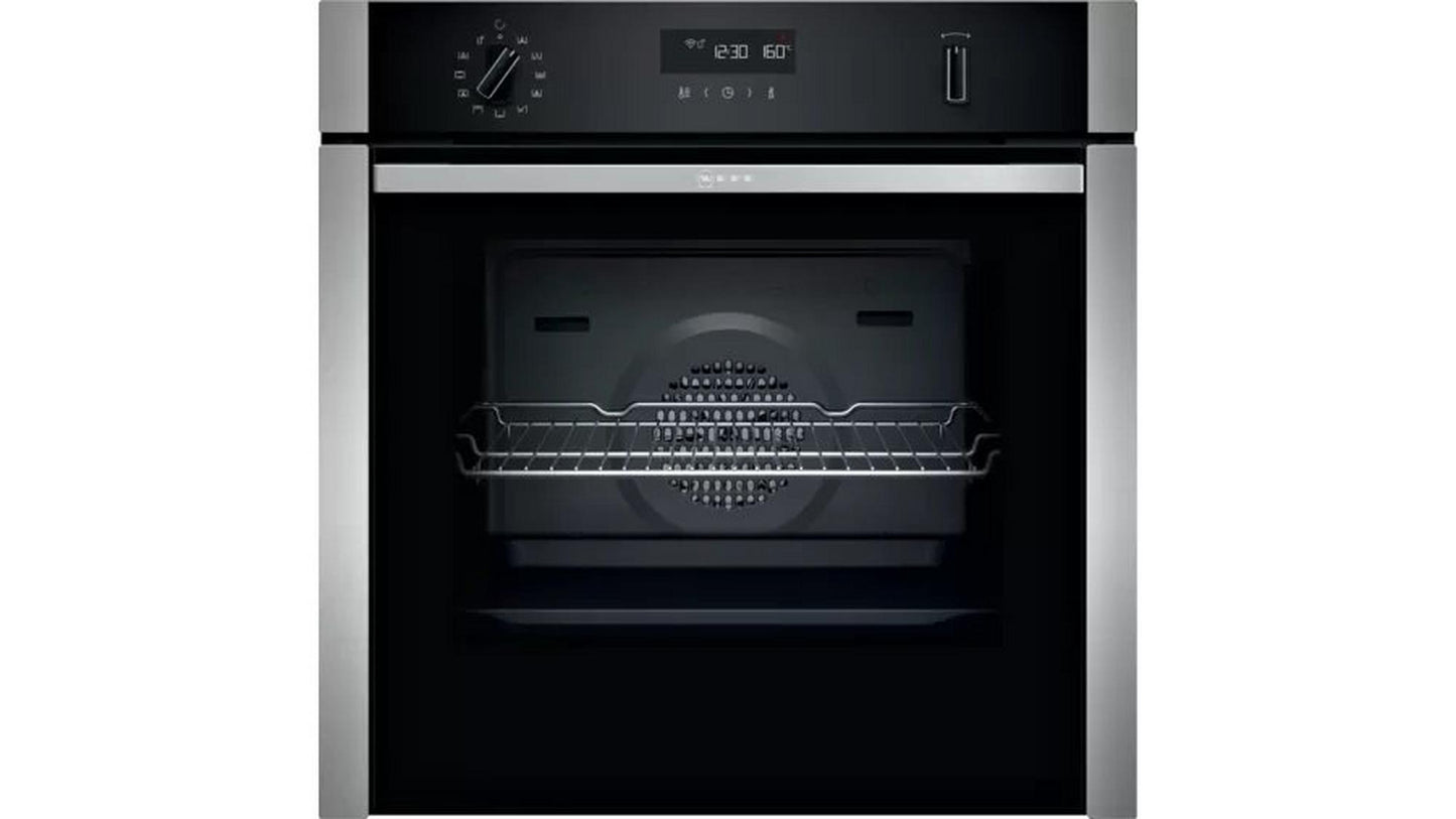 Neff B6ACH7HH0B Pyrolytic Built In Electric Single Oven - Stainless Steel