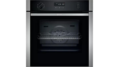 Neff B6ACH7HH0B Pyrolytic Built In Electric Single Oven - Stainless Steel