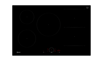 Neff T58FHW1L0KIT 80.2cm Induction Hob with Pan Set - Black
