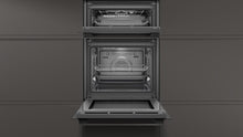 Load image into Gallery viewer, Neff U1ACE2HG0B 59.4cm Built In Electric Double Oven - Black with Graphite Trim
