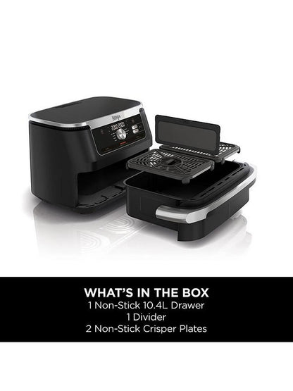 Ninja AF500UK Foodi FlexDrawer Air Fryer - Black