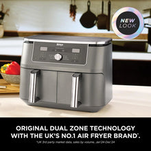 Load image into Gallery viewer, Ninja DZ400UK 9.5 litre MAX 6-in-1 Dual Zone Air Fryer - Gun Metal Grey
