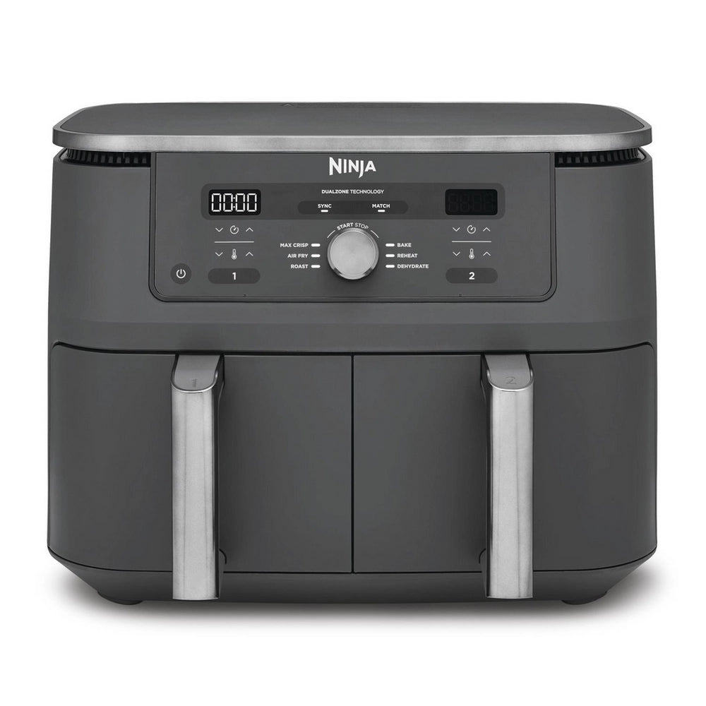 Ninja DZ400UK 9.5 litre MAX 6-in-1 Dual Zone Air Fryer - Gun Metal Grey