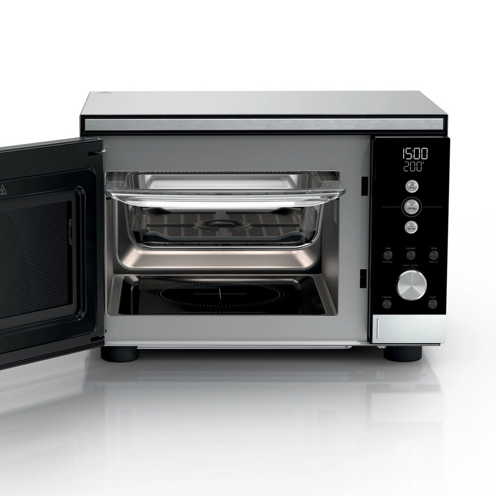 Ninja MW101UK CRISPi Microwave, Air Fryer & Oven with FusionCrisp Technology - Silver