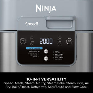 Ninja ON400UK Speedi 10-in-1 Rapid Cooker & Air Fryer - Grey