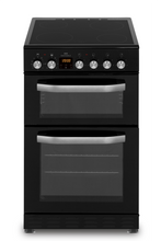 Load image into Gallery viewer, New World NWTOP53DCB 50cm Double Oven Electric Cooker - Black
