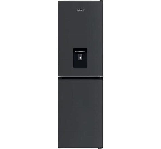 Hotpoint HPKH1261WXBR4UK No Frost 50/50 Fridge Freezer With Water Dispenser - Dark Silver