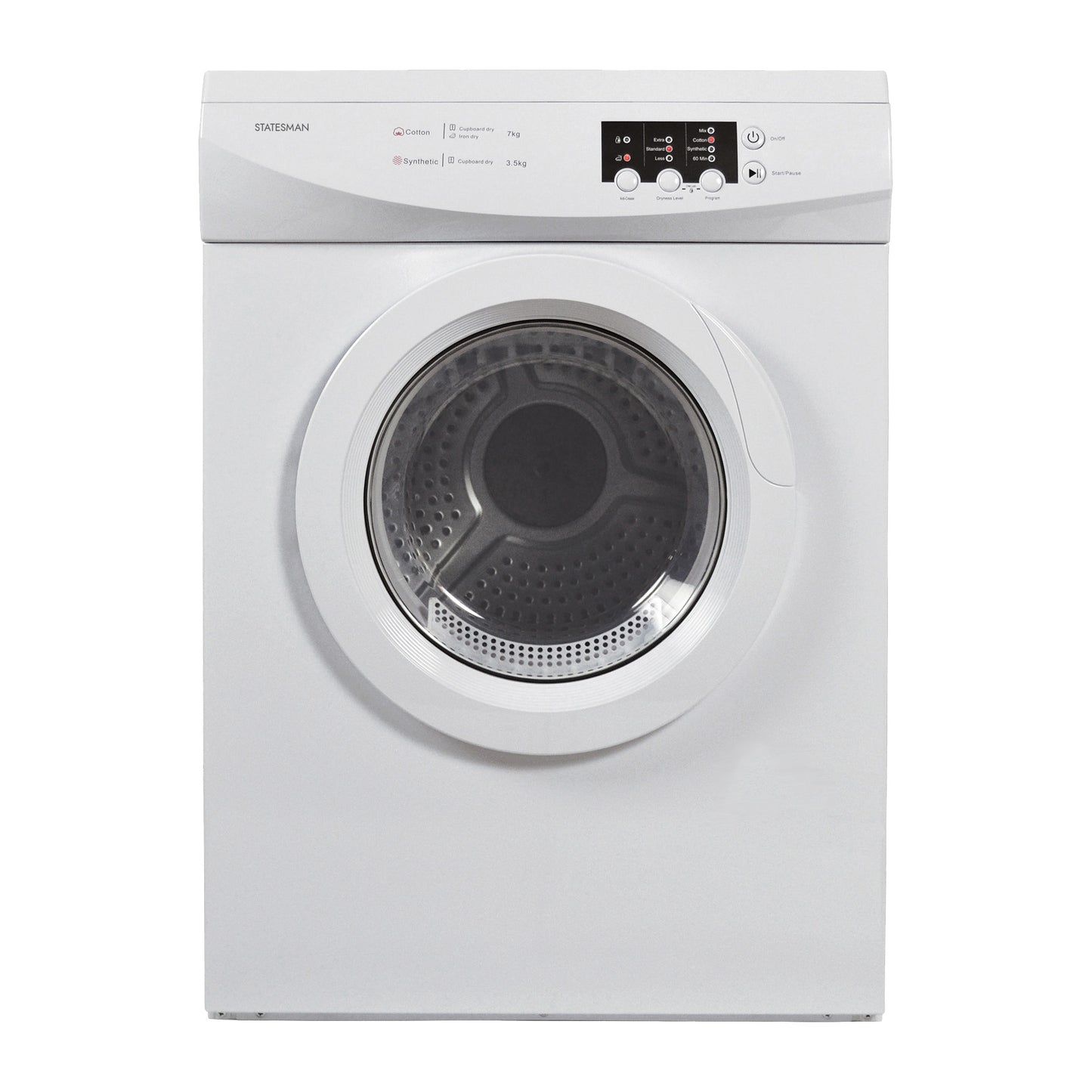 Statesman TVM07W 7Kg Vented Tumble Dryer White