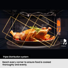 Load image into Gallery viewer, Samsung MS32DG4504ATE3 32L Solo Microwave with Triple Distribution System - Black
