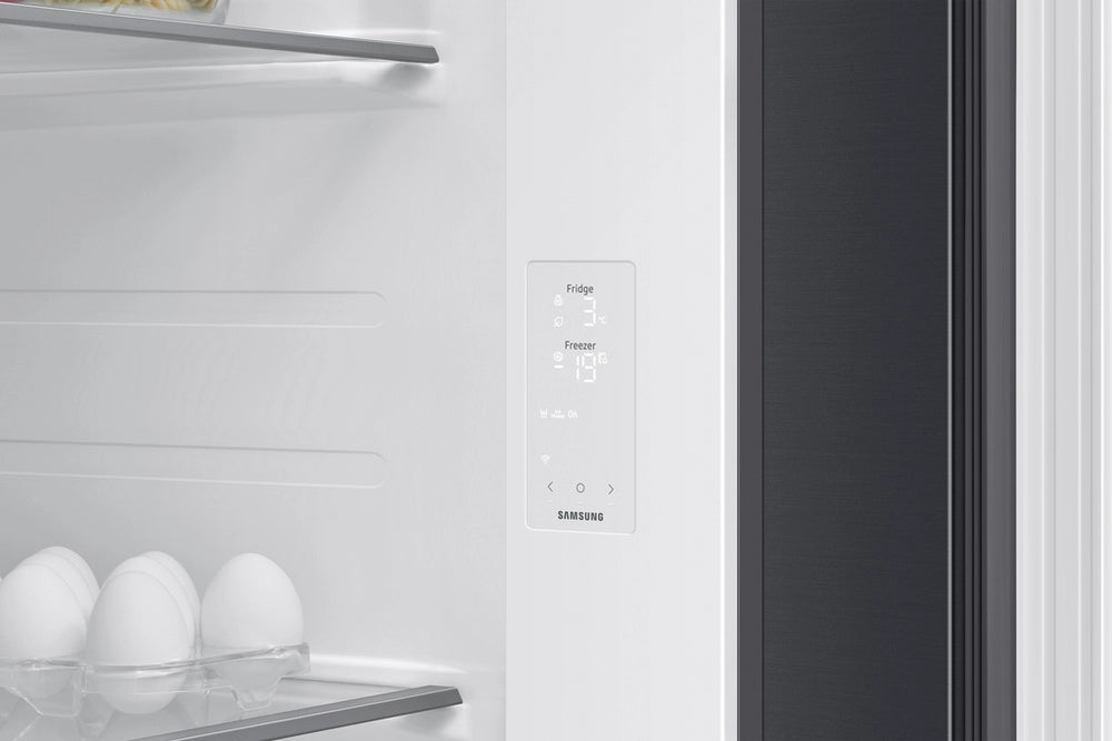 Samsung RS70F66KCFEU 91cm Side by Side American Fridge Freezer - Black