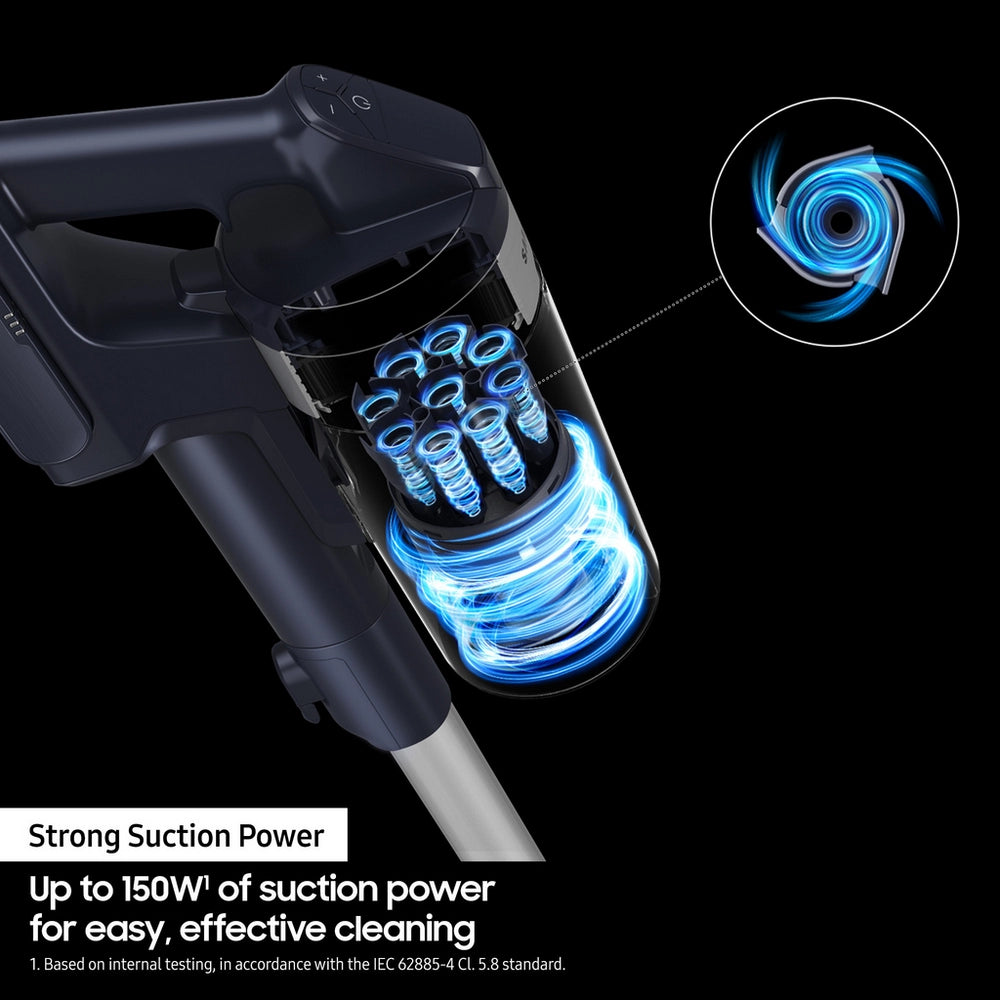 Samsung VS15A6031R4/EU Jet 60 Turbo Cordless Stick Vacuum Cleaner - 40 Minutes Run Time - Teal Violet