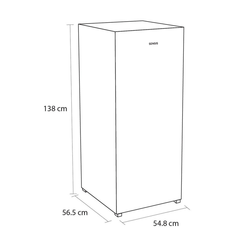Sensis RFTLF01Z54EW 55cm Low Frost 138cm Tall Freezer - White